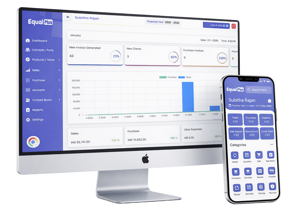 Equal Plus Dashboard