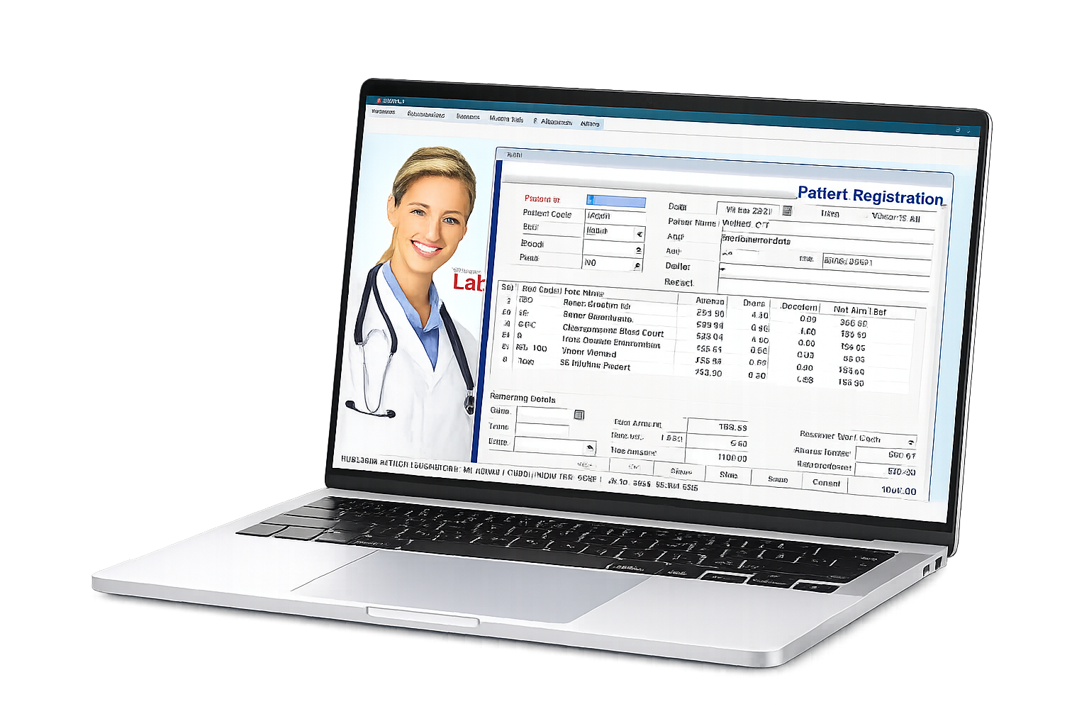 LabCare Patient Registration Interface