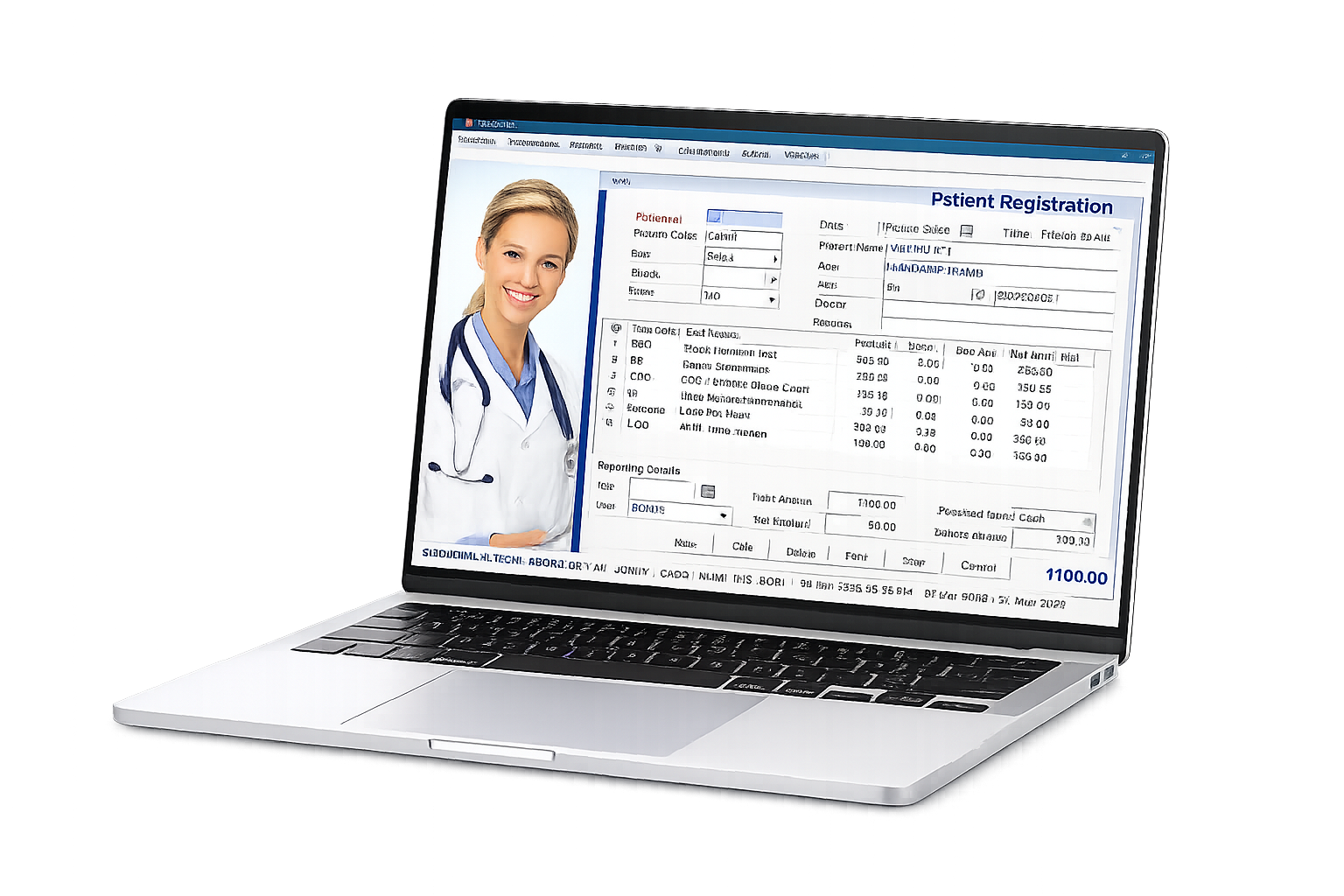 Lab Test Processing Interface